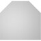 Ekena Millwork Octagonal Top Surface Mount PVC Gable Vent w/ 2"W x 2"P Brickmould Sill Frame, 42"W x 40"H GVPOT42X4003SN - alternate 3